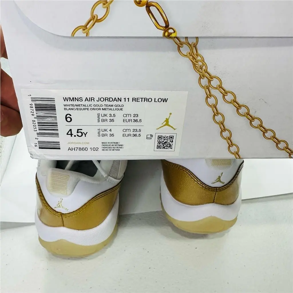 Nike shoes - Air Jordan 11 Retro Low - AH7860-102 - White 7