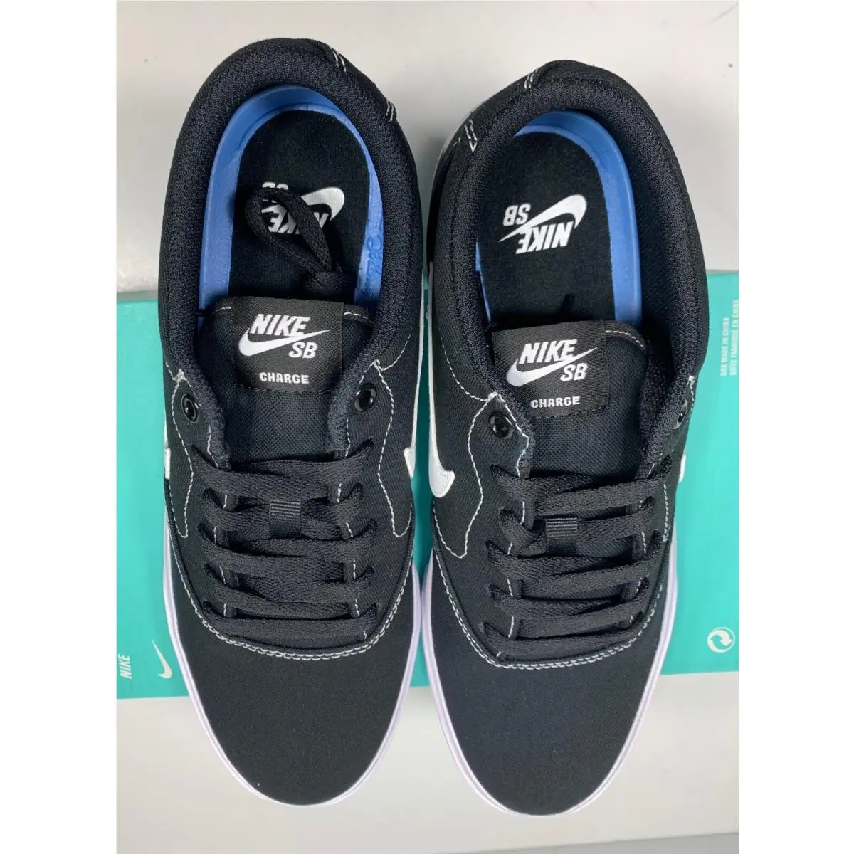 Nike shoes - SB Charge Canvas - Charge Canvas - CN5269 001 - BLACK/WHITE (UPC: 193656532688) 4