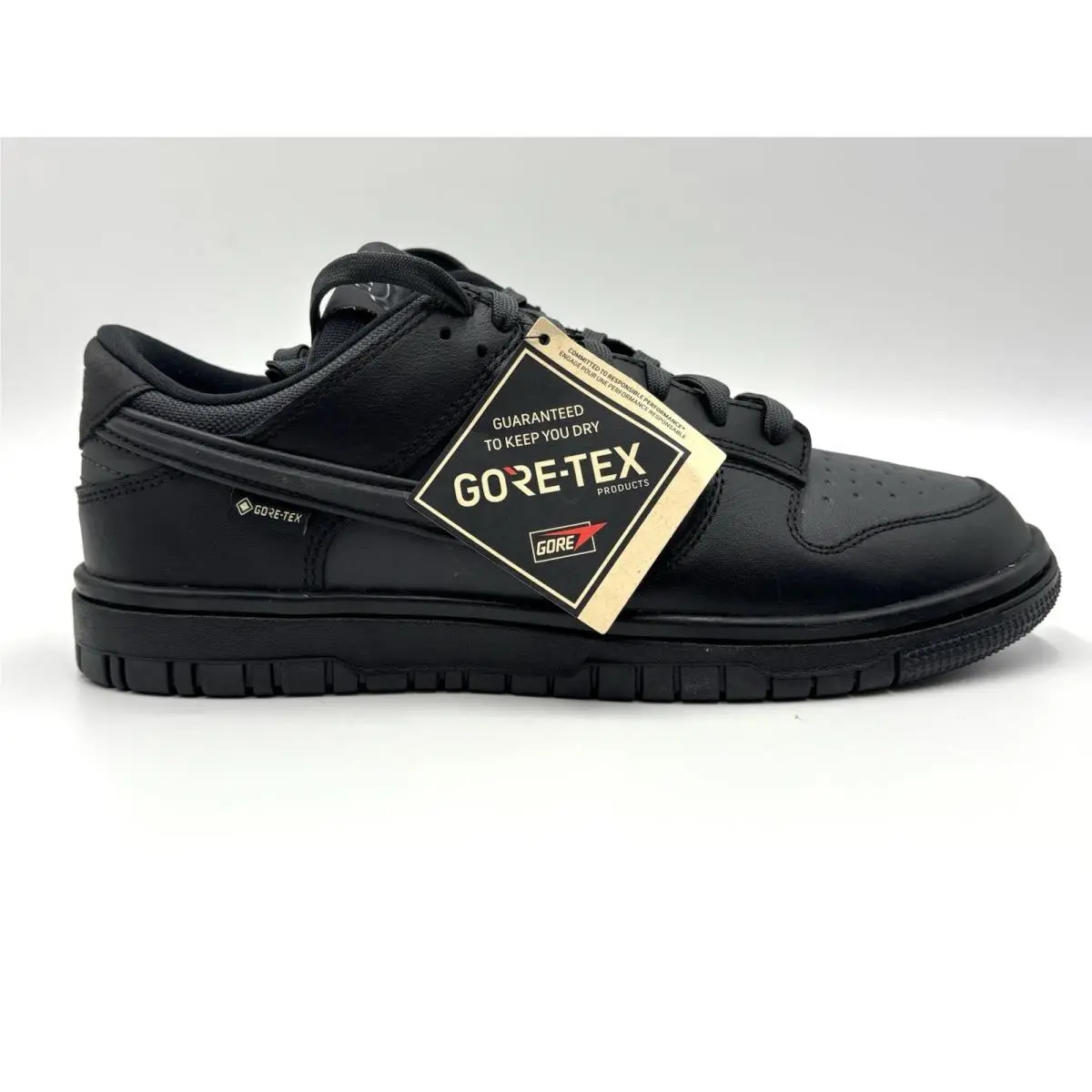 Nike Dunk Low Gtx Gore-tex Triple Black Anthracite HQ2053-001 Size 8