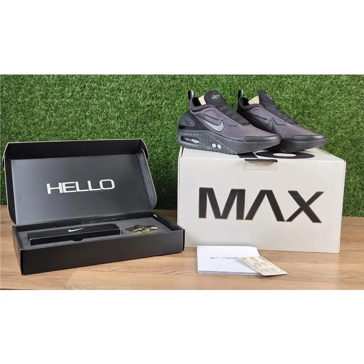 Nike Adapt Auto Max Triple Black US Charger CZ6799-002 Size 9