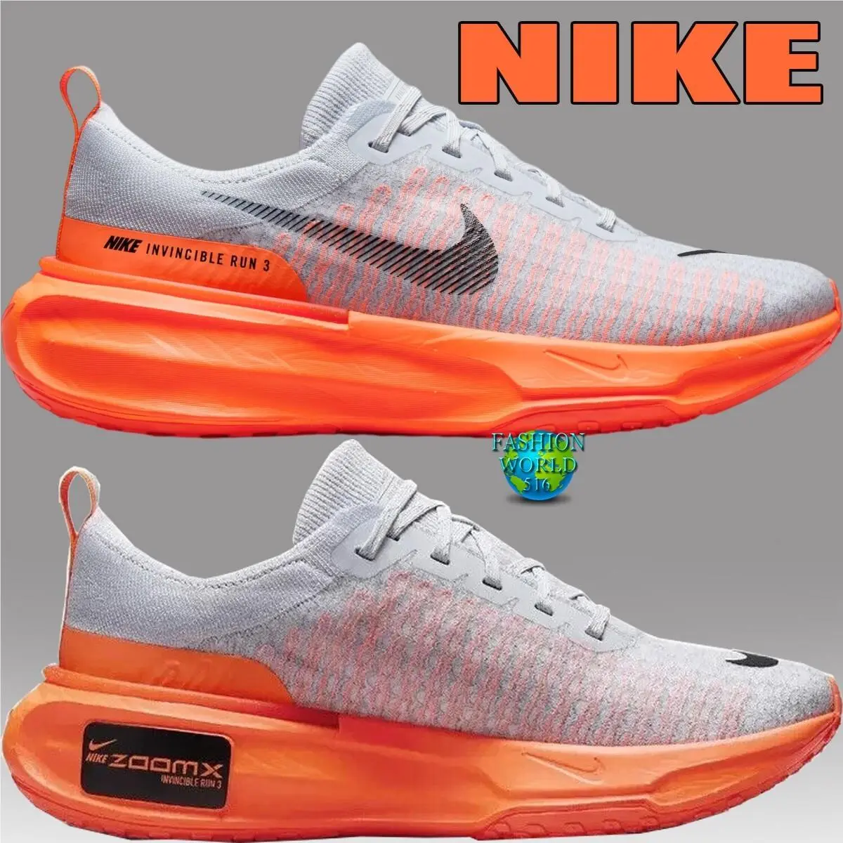 Nike Zoomx Invincible Run FK 3 Men`s Road Running Shoes Size 12 DR2615 008