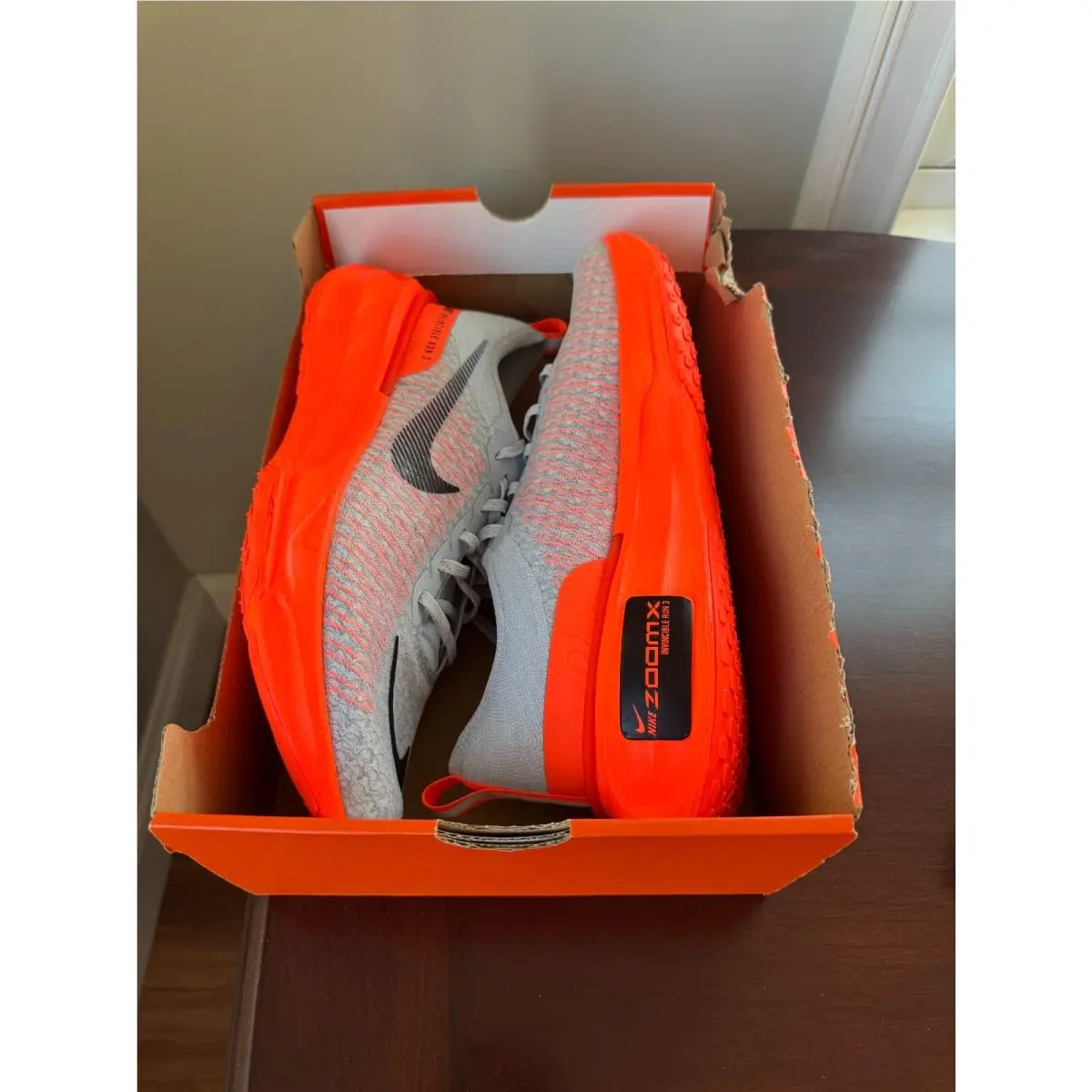 Nike shoes - Nike ZoomX Invincible - ZoomX Invincible - Dr2615-008 - Gray (UPC: 197602478631) 10