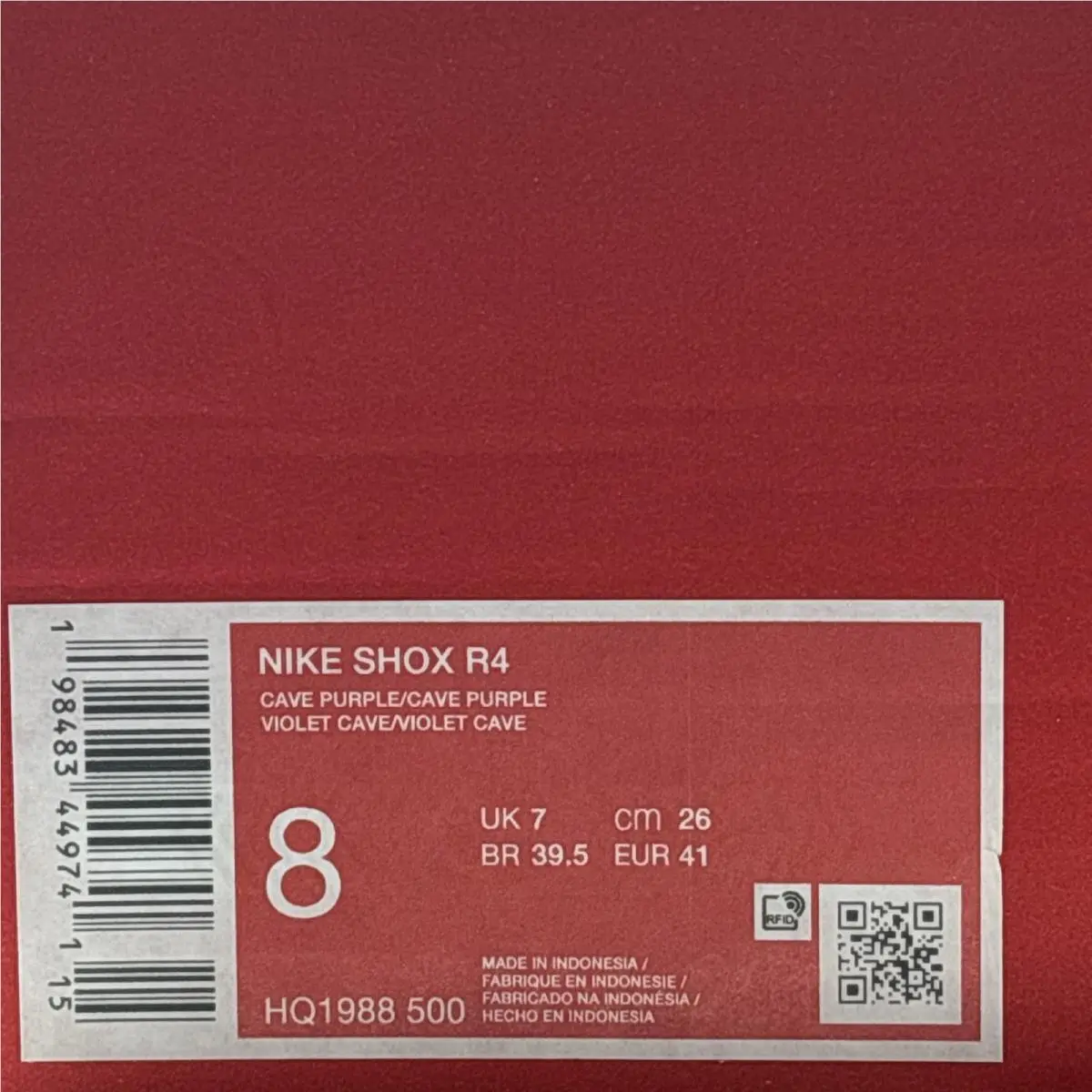 Nike shoes - Nike Shox R4 - Shox - HQ1988-500 - Purple 5