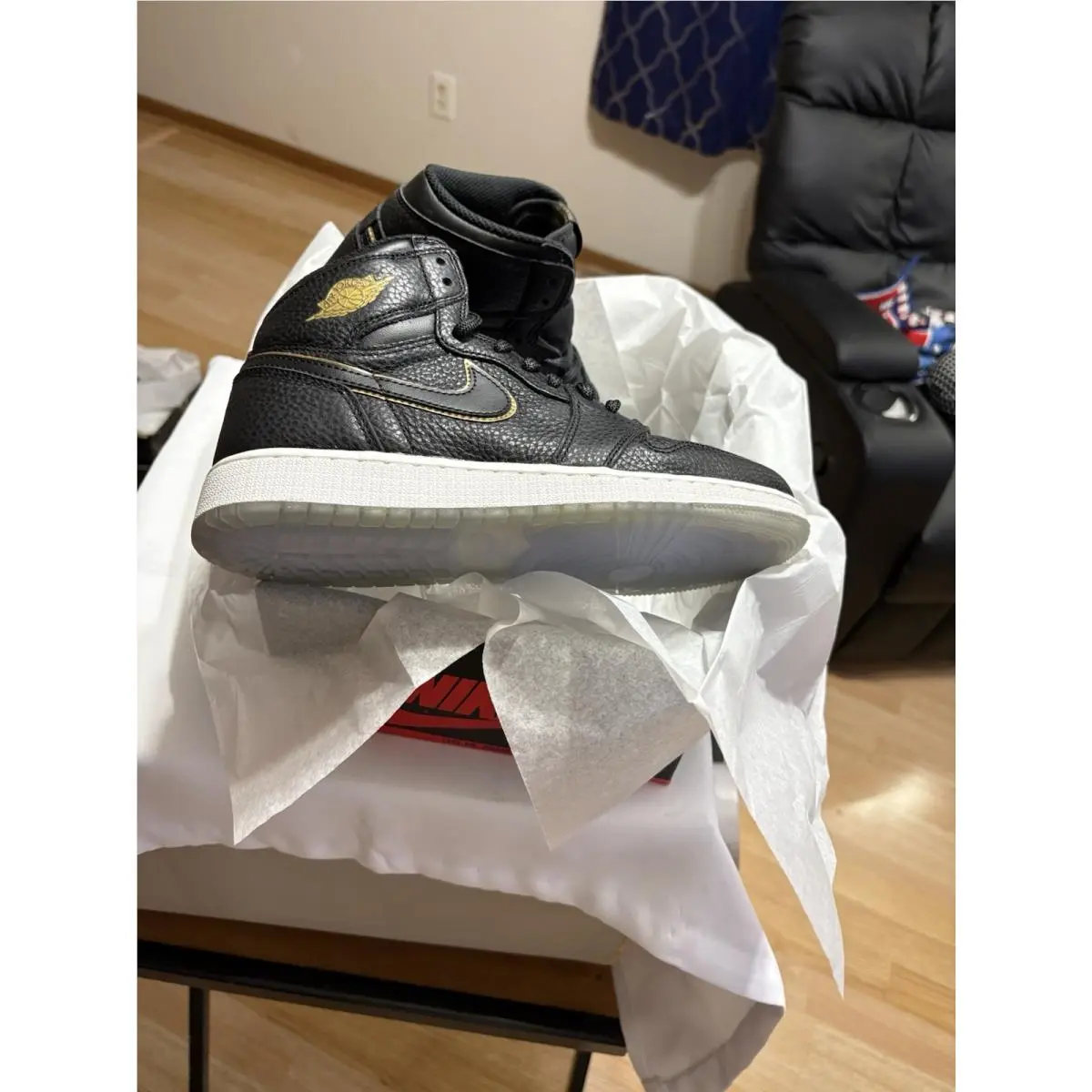 Nike shoes - Air Jordan 1 - Air - 575441-031 - Black 5
