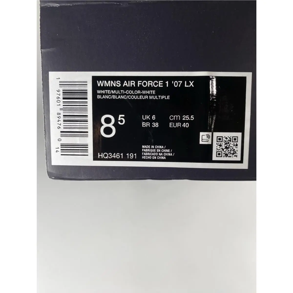 Nike shoes - Nike Air Force 1 - Air Force - HQ3461 191 - White/Multi Color (UPC: 197601894760) 8