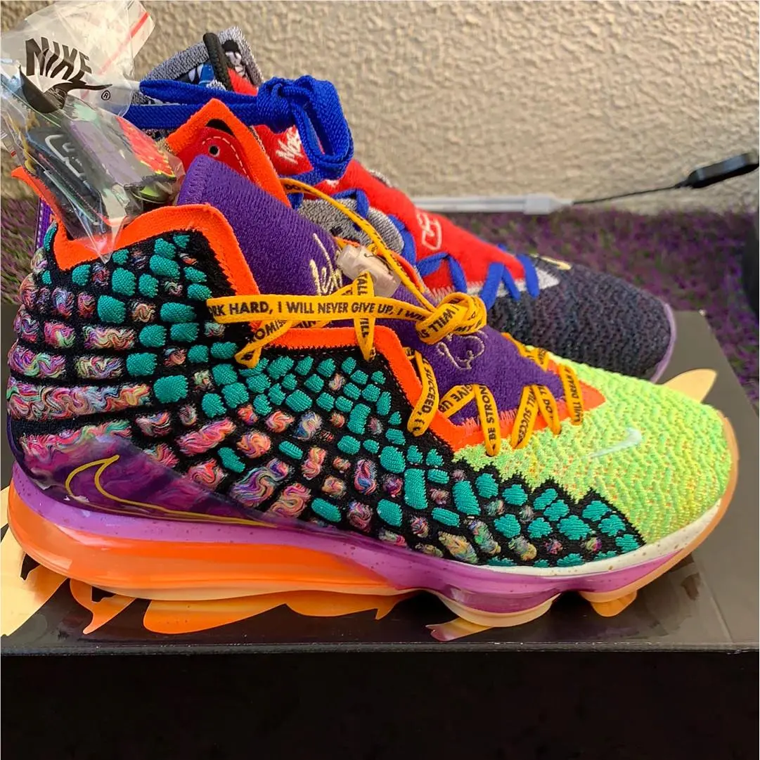 Nike shoes - LeBron 17 - LeBron - Multicolor, way: What The 0