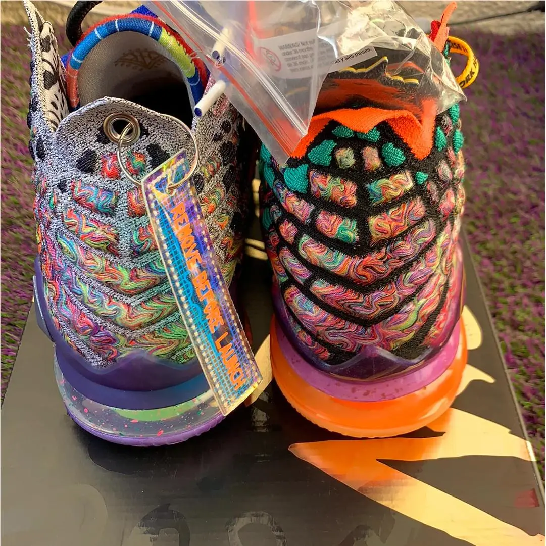 Nike shoes - LeBron 17 - LeBron - Multicolor, way: What The 1