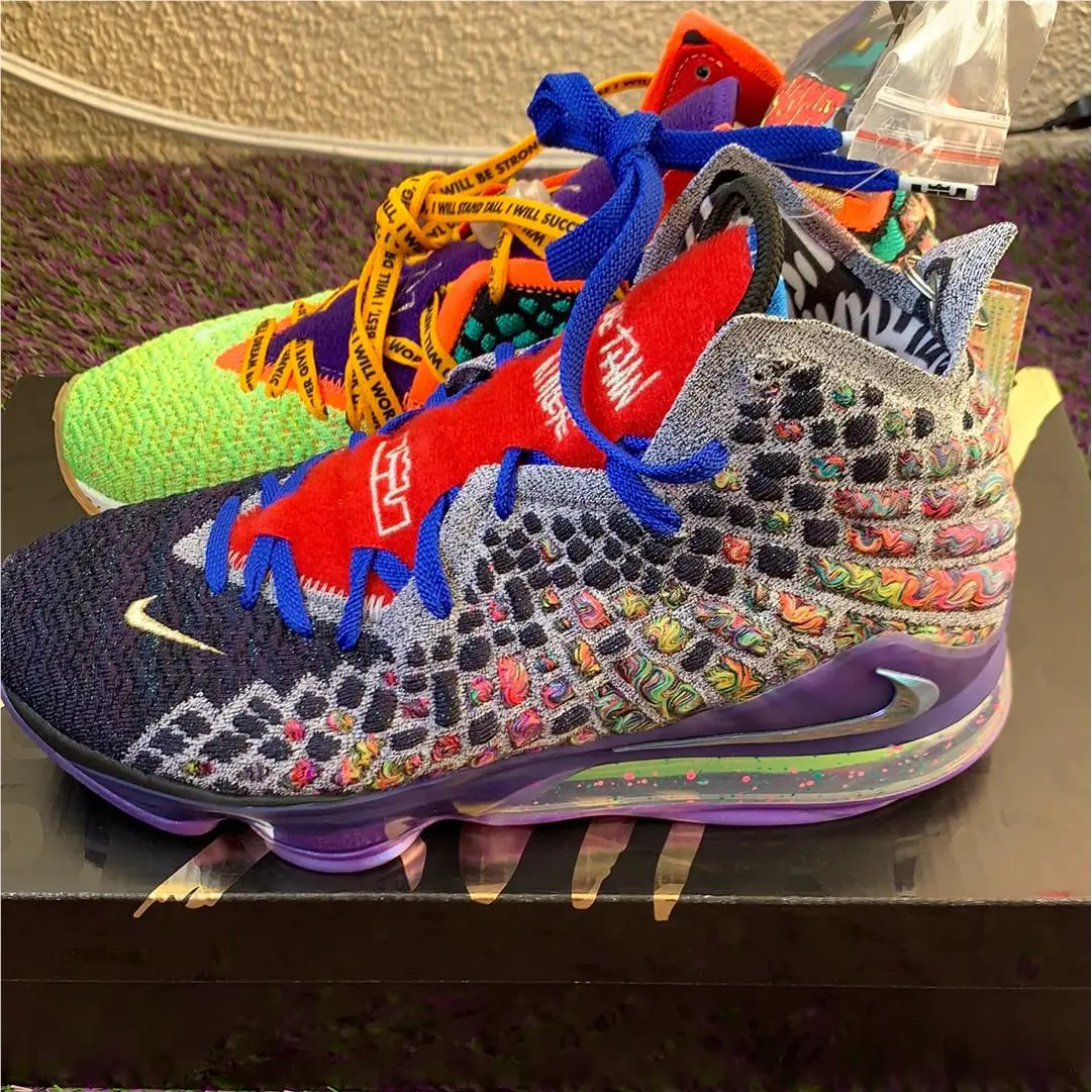 Nike shoes - LeBron 17 - LeBron - Multicolor, way: What The 2