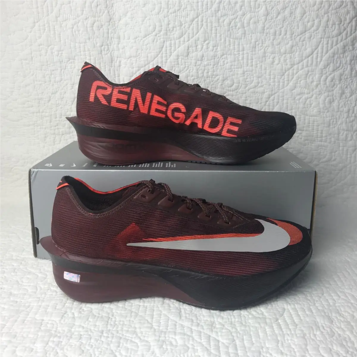 Nike shoes - Nike ZoomX Vaporfly - ZoomX Vaporfly - IQ7313 200 - Brown Basalt Hyper Crimson (UPC: 198729752901) 0