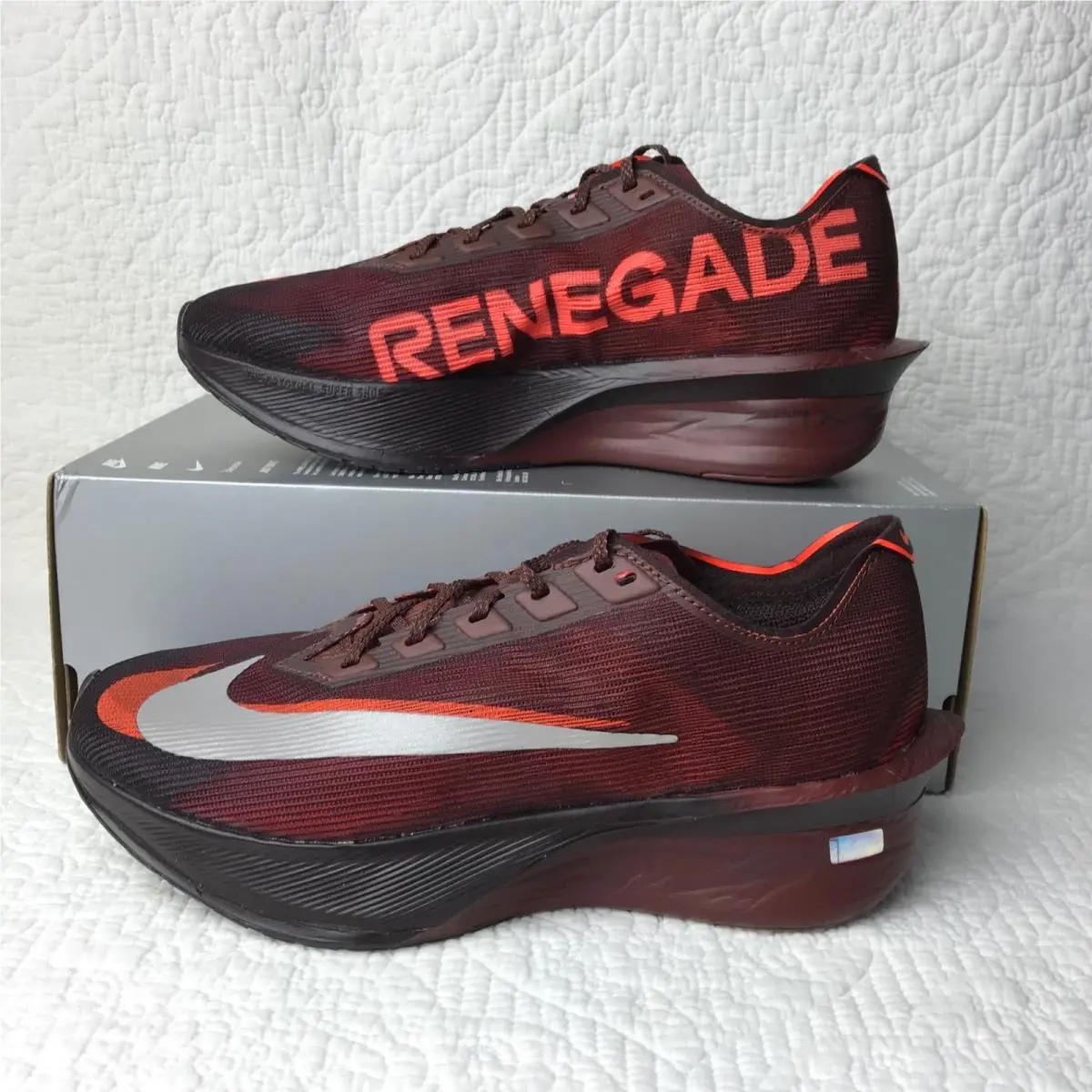 Nike shoes - Nike ZoomX Vaporfly - ZoomX Vaporfly - IQ7313 200 - Brown Basalt Hyper Crimson (UPC: 198729752901) 1