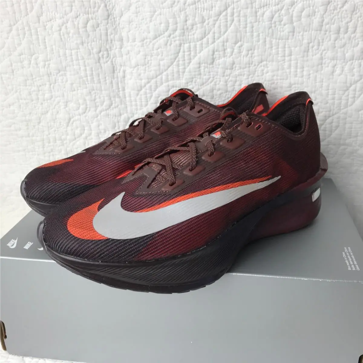 Nike shoes - Nike ZoomX Vaporfly - ZoomX Vaporfly - IQ7313 200 - Brown Basalt Hyper Crimson (UPC: 198729752901) 5