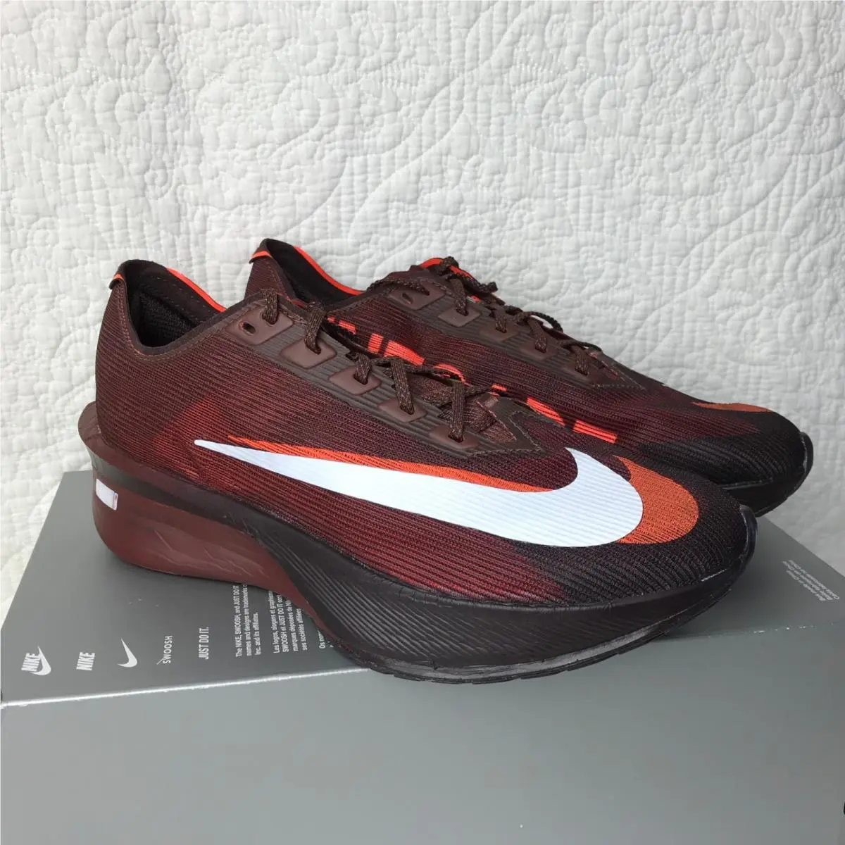 Nike shoes - Nike ZoomX Vaporfly - ZoomX Vaporfly - IQ7313 200 - Brown Basalt Hyper Crimson (UPC: 198729752901) 7