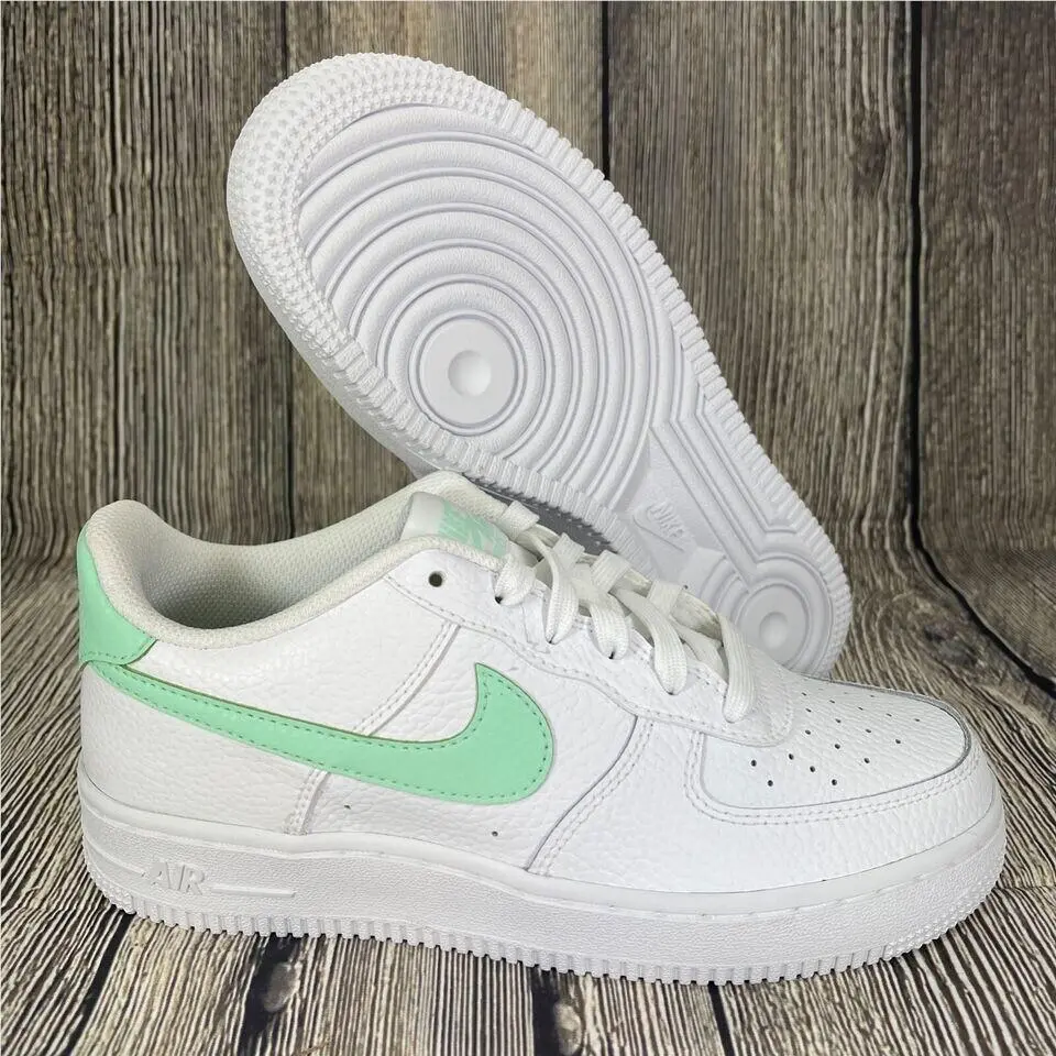 Nike Air Force 1 GS White/mint Foam Youth Size 7Y Wmns 8.5 CT3839-105