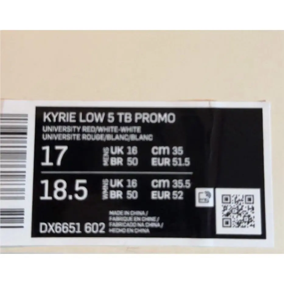 Nike shoes - Nike Kyrie Low 5 - Kyrie Low - DX6651-001 - Red 5
