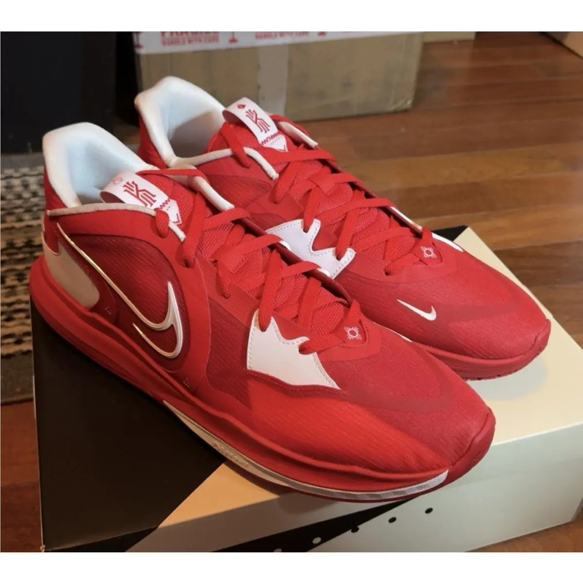 Nike Kyrie Low 5 TB Promo..men’s Size 17. Red/ White
