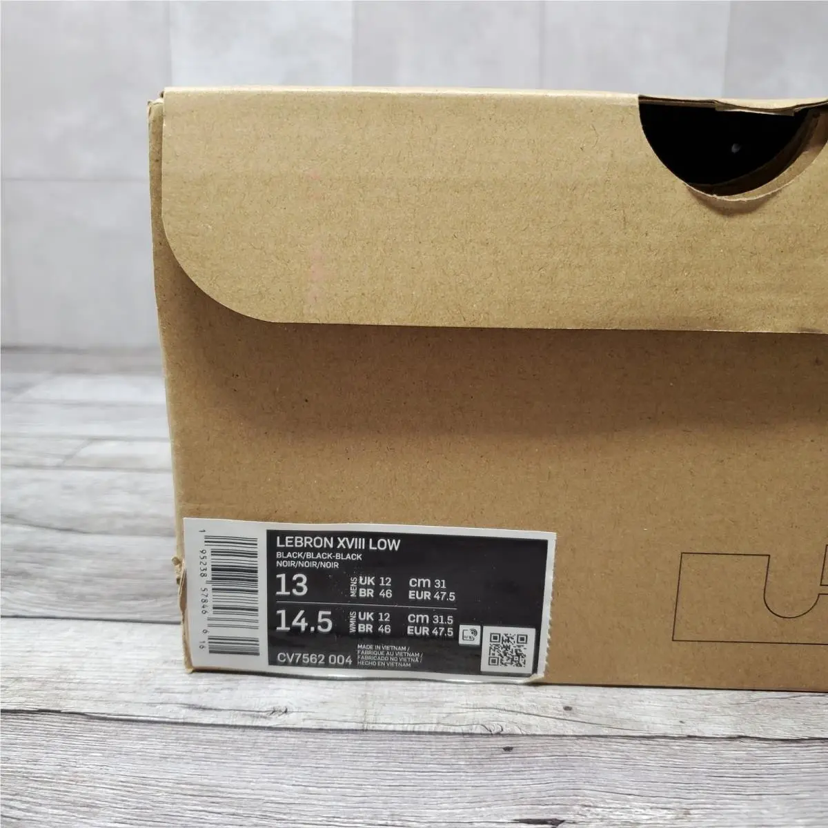 Nike shoes - Nike LeBron XVIII 18 Low - CZ7562-004 - Black 8