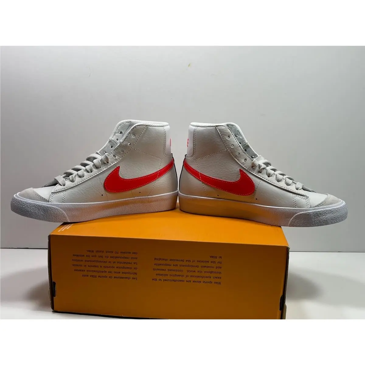 Nike shoes - Nike Blazer 77 - Blazer - DA4086-004 - Platinum Tint Bright Crimson Red Grey (UPC: 194953246537) 4