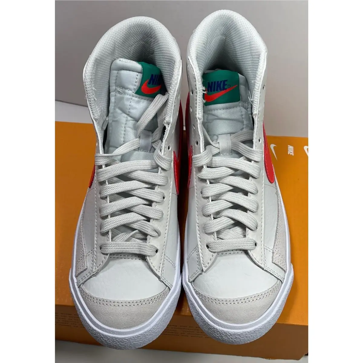 Nike shoes - Nike Blazer 77 - Blazer - DA4086-004 - Platinum Tint Bright Crimson Red Grey (UPC: 194953246537) 2