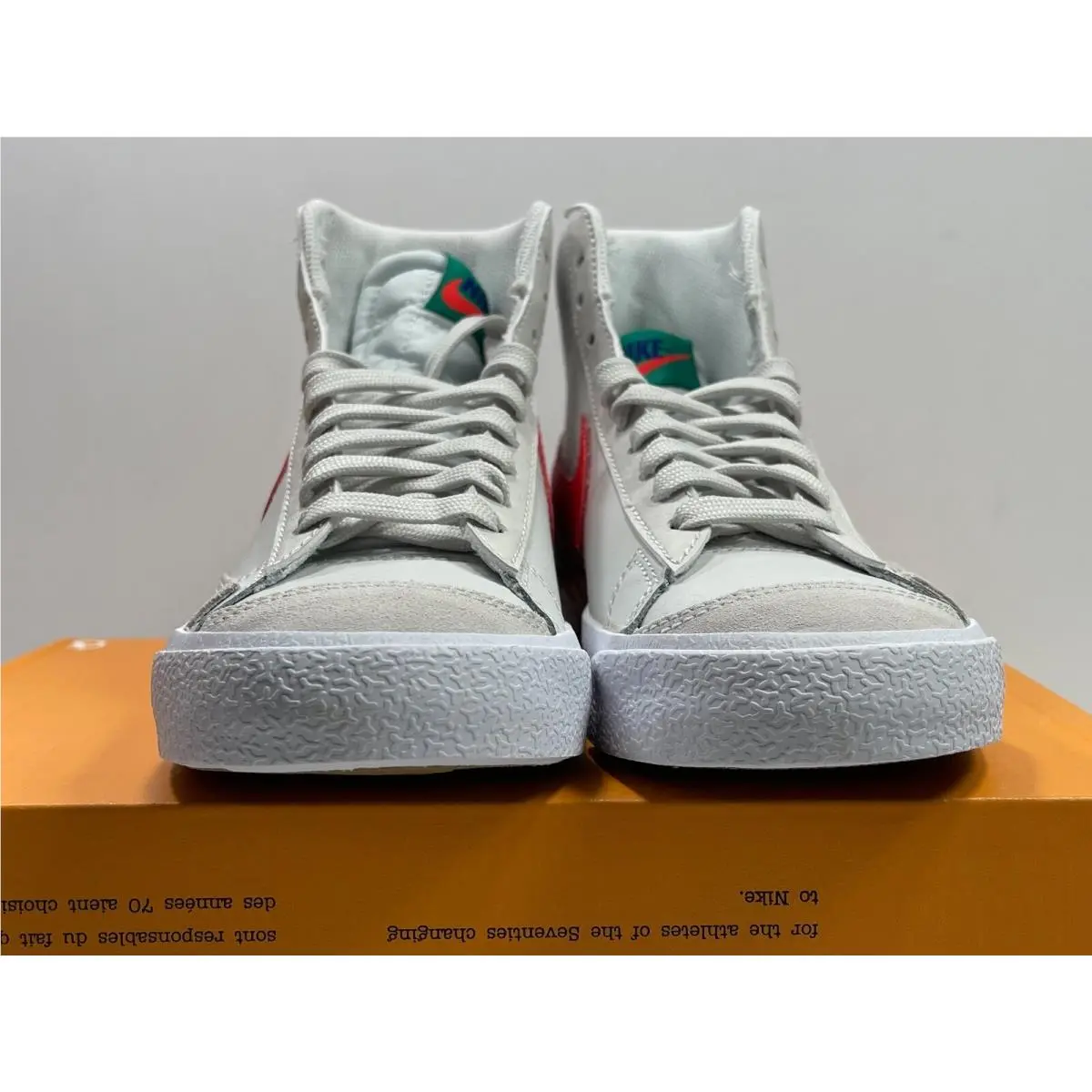 Nike shoes - Nike Blazer 77 - Blazer - DA4086-004 - Platinum Tint Bright Crimson Red Grey (UPC: 194953246537) 3