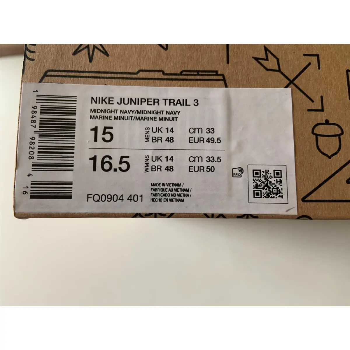 Nike shoes - Midnight Navy (UPC: 198487982084) 1