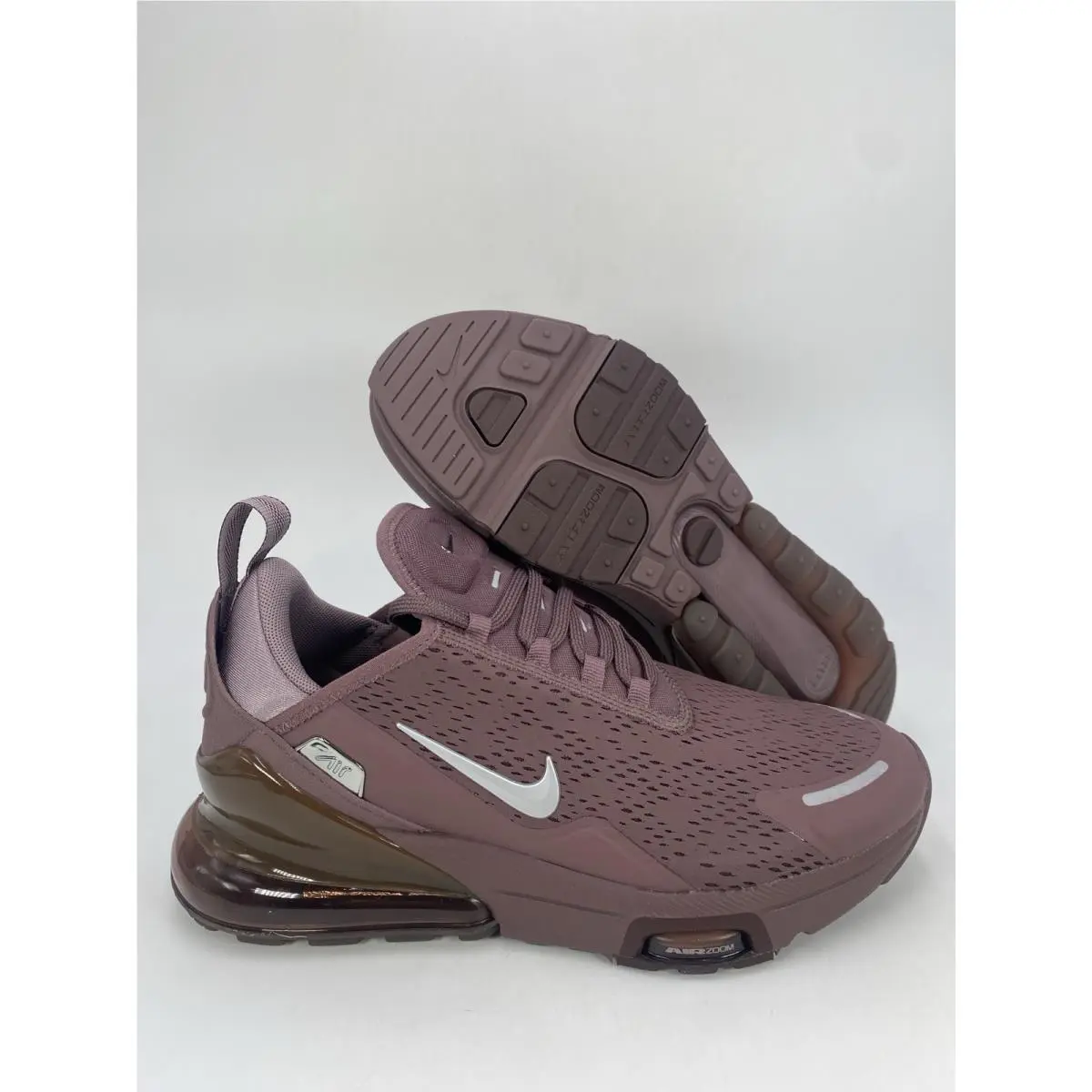 Nike Air Max 270 Premium Tattoo Metallic Silver IO9883 500 Men`s Size 7.5