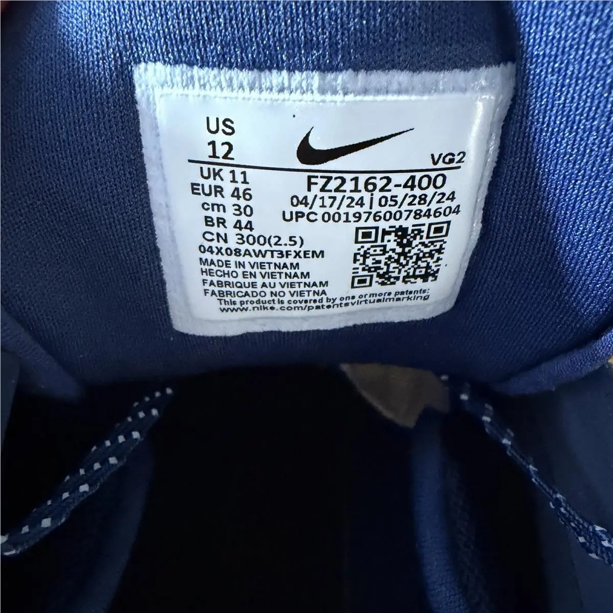 Nike shoes - Nike E-Series - FZ2162-400 - Blue (UPC: 0196607810187) 5