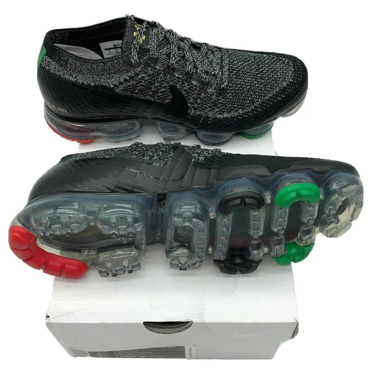 Nike Air Vapormax Flyknit Bhm Black History Month Shoes Mens Size 9 2018 Box