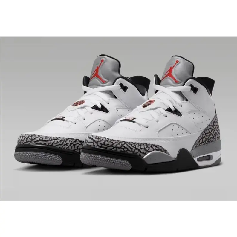 Size 13 - Nike Air Jordan Son OF Mars Low White Black Cement Grey Red 580603-101