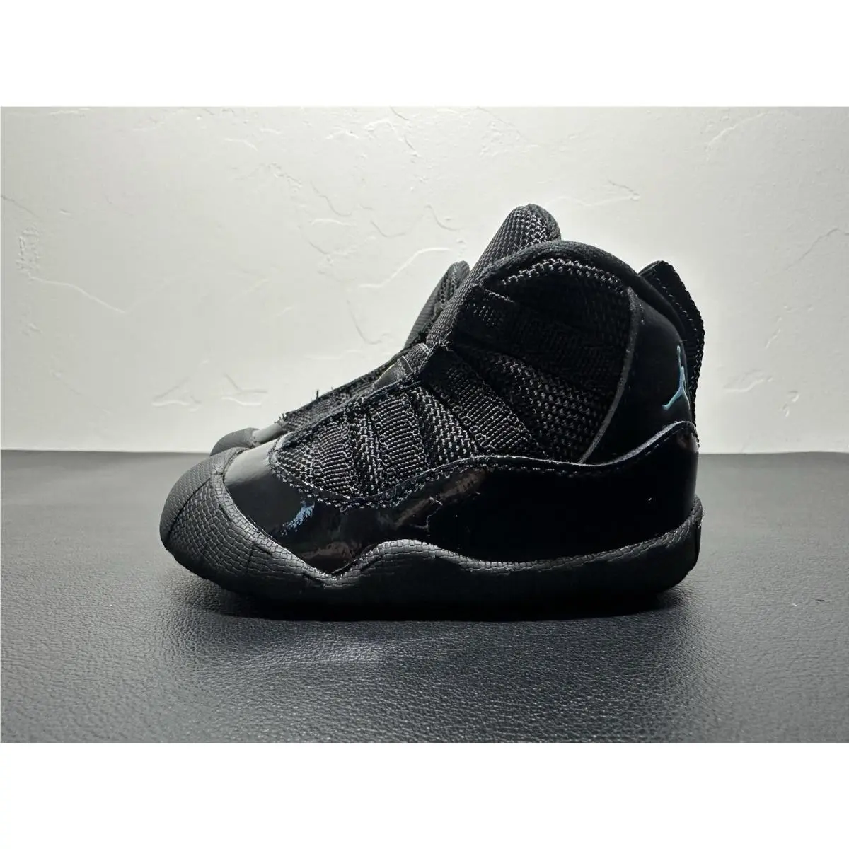Nike shoes - Jordan 11 Crib Bootie - Crib Bootie - Black / Gamma Blue-Varsity Maize (UPC: 198483002380) 1