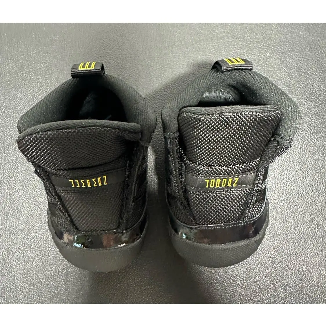 Nike shoes - Jordan 11 Crib Bootie - Crib Bootie - Black / Gamma Blue-Varsity Maize (UPC: 198483002380) 0