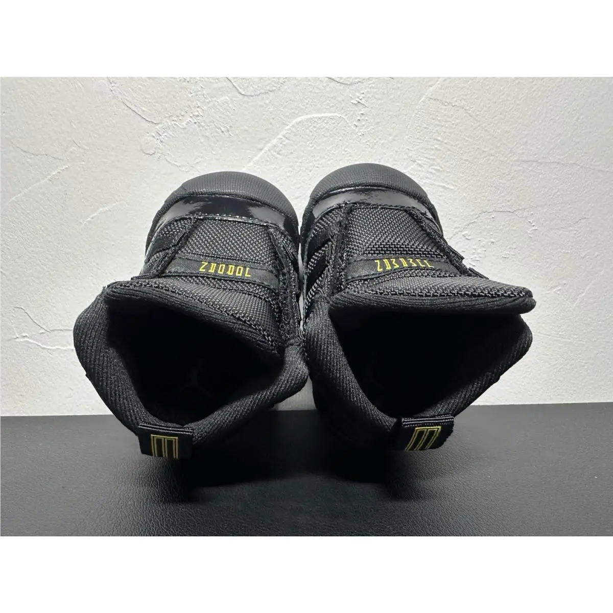 Nike shoes - Jordan 11 Crib Bootie - Crib Bootie - Black / Gamma Blue-Varsity Maize (UPC: 198483002380) 5