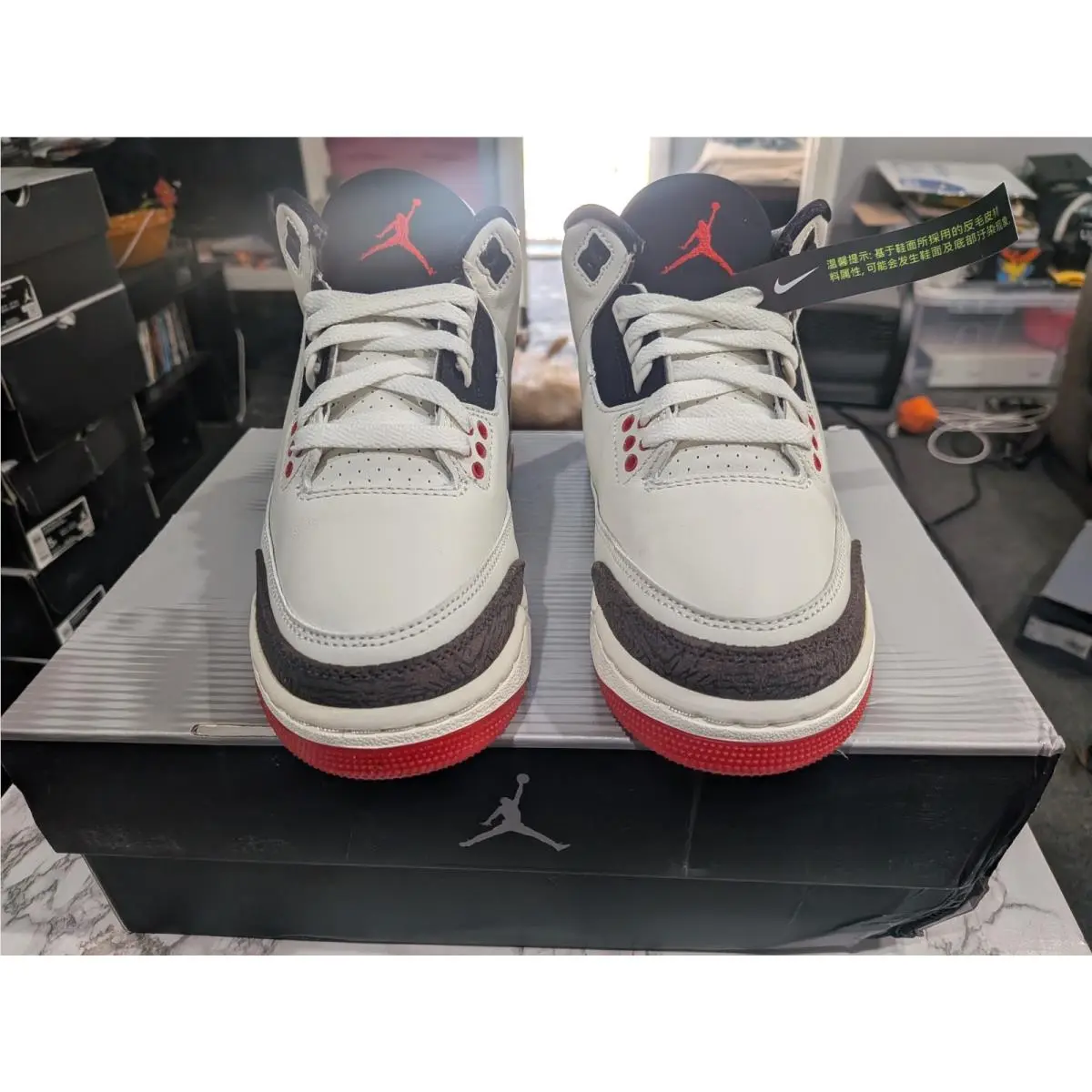 Nike shoes - Air Jordan 5 - Air - DM0967-103 - SAIL/BLACK-UNIVERSITY RED-PALE IVORY 4