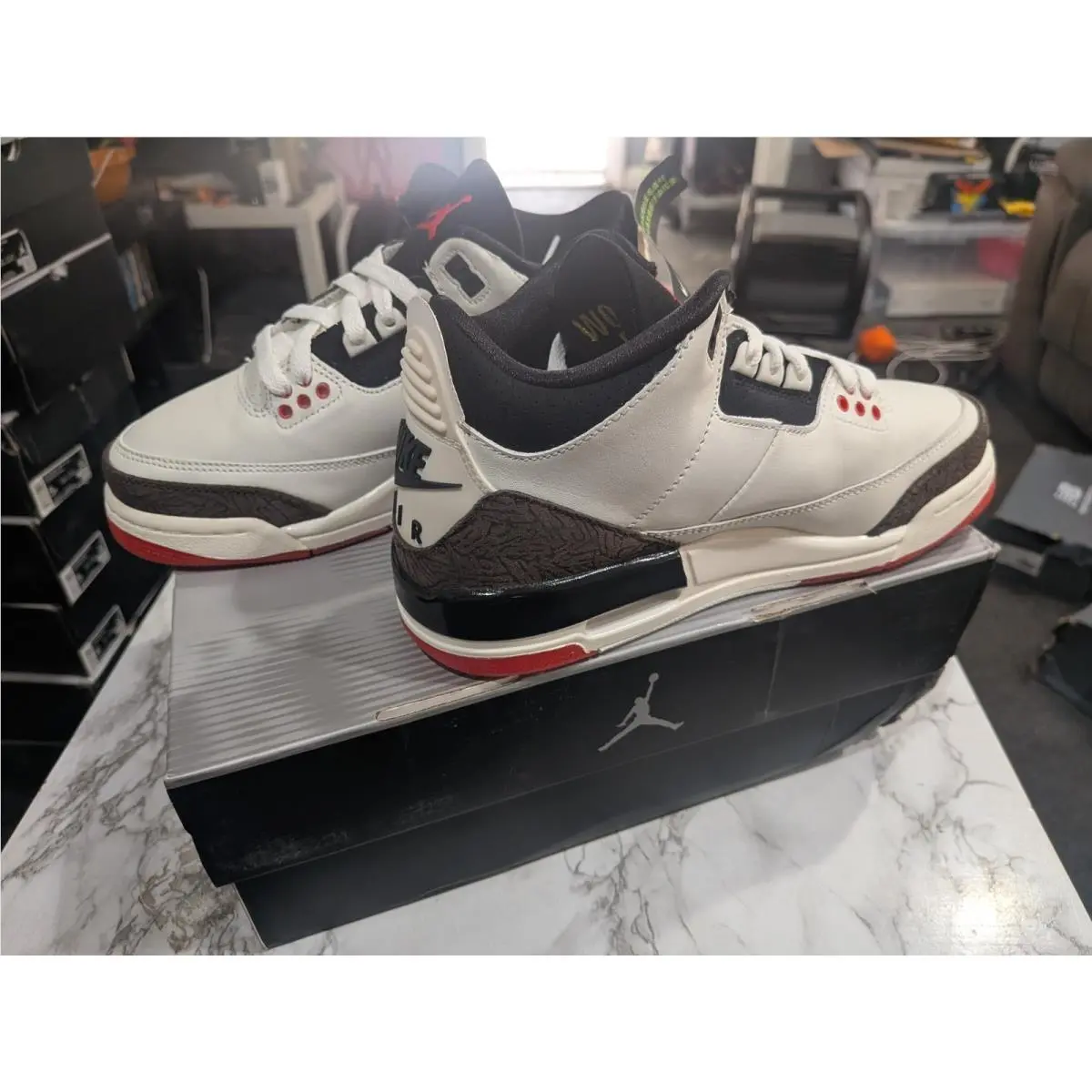Nike shoes - Air Jordan 5 - Air - DM0967-103 - SAIL/BLACK-UNIVERSITY RED-PALE IVORY 6