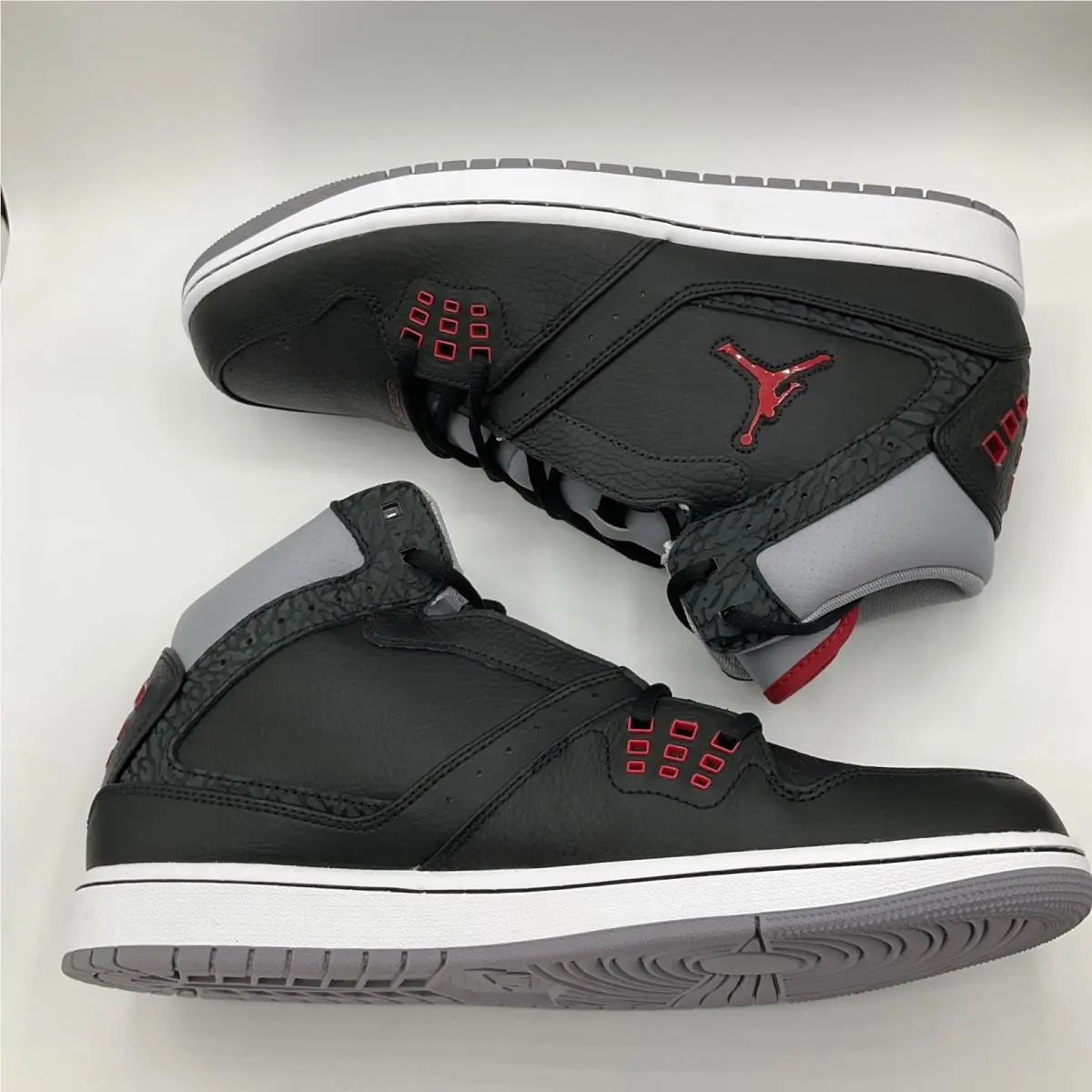 Nike shoes - 372704010 - 372704 010 - Black/Cement Grey/Varsity Red (UPC: 826215805717) 4