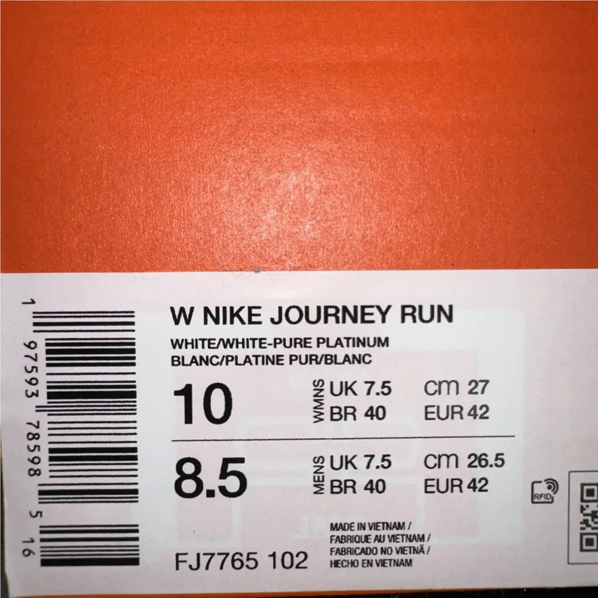 Nike shoes - Nike Journey Run - Journey Run - FJ7765-102 - White 4