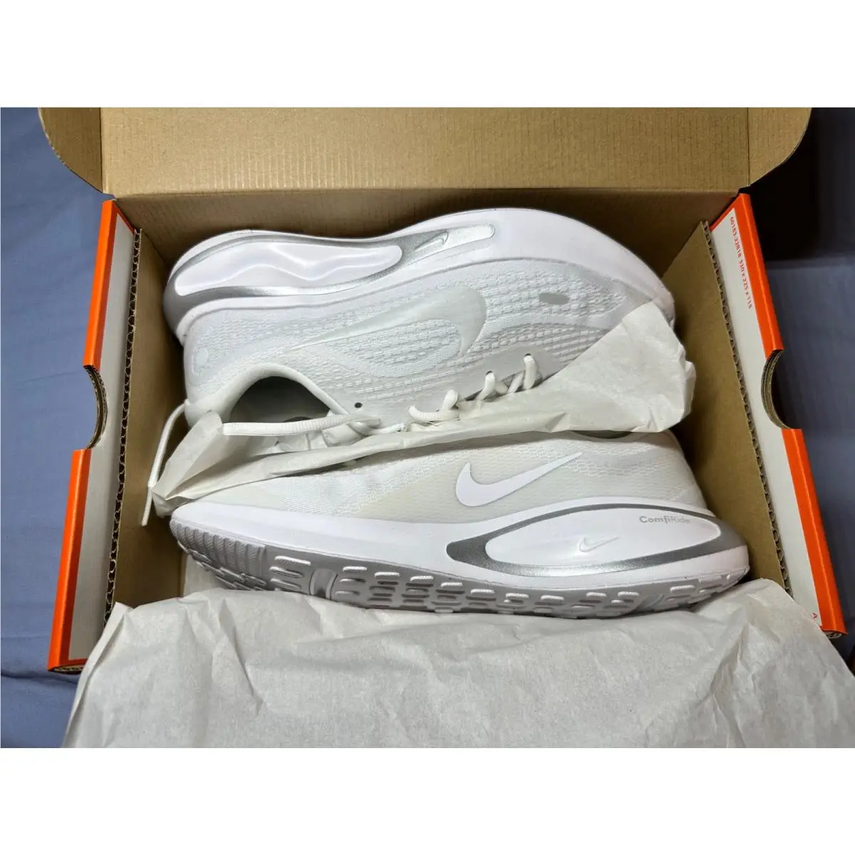 Nike shoes - Journey Run - Journey Run - FJ7765-102 - White / Pure Platinum / Metallic Silver / White 1