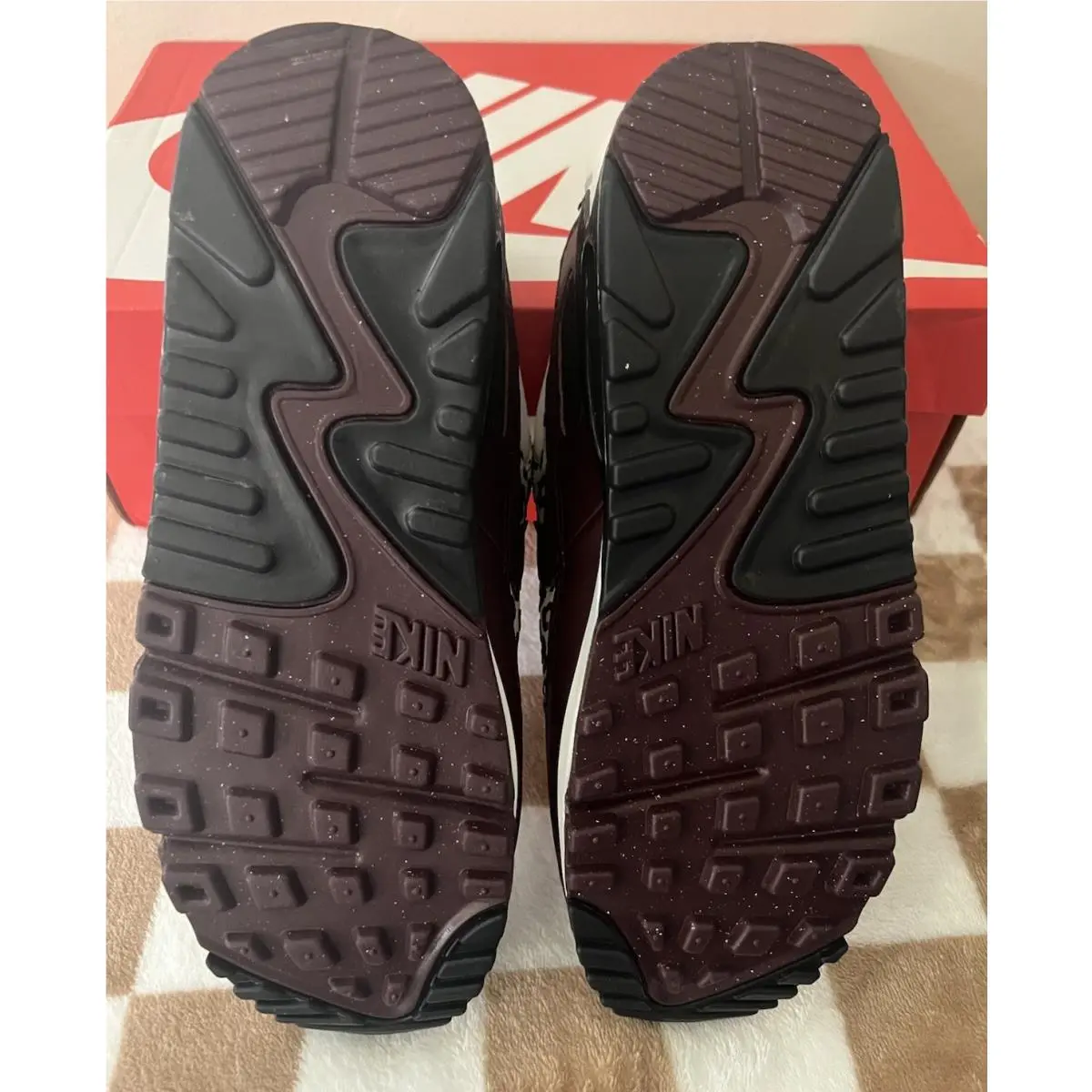 Nike shoes - Nike Air Max 90 - Air Max - IF1619-102 - Burgundy Crush/Leopard/Black 12