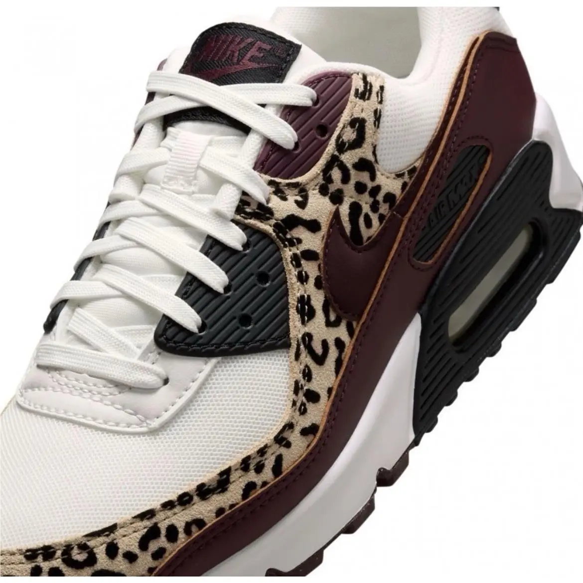 Nike shoes - Nike Air Max 90 - Air Max - IF1619-102 - Burgundy Crush/Leopard/Black 17