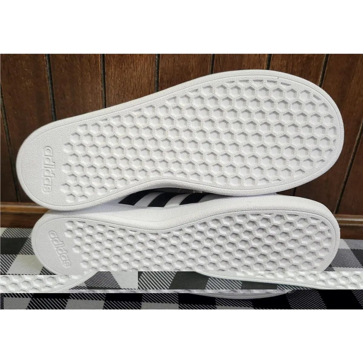 Nike shoes - NIKE GRAND COURT 2.0 EL K - WHITE WITH BLACK STRIPES 12
