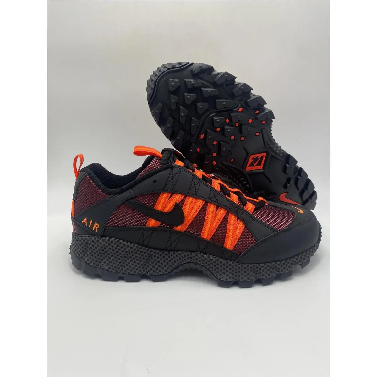 Nike Air Humara Black Bright Crimson Shoes FJ7109 001 Men`s Size 8.5