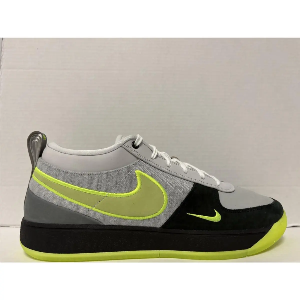 Nike Book 1 95 Lt Smoke Grey Volt Black HJ4388-001 Size 16