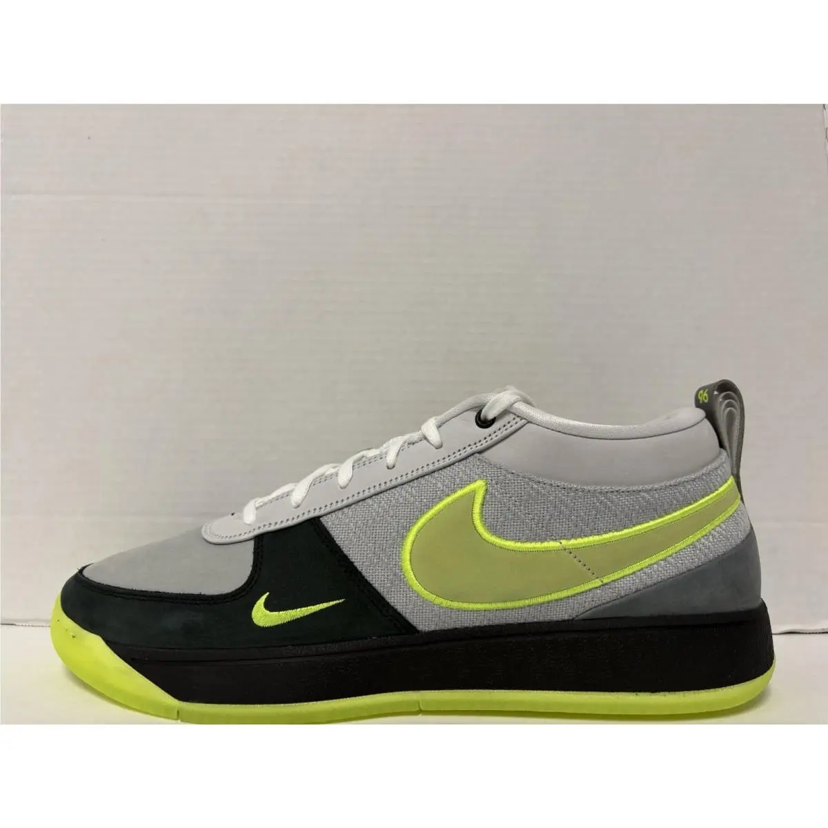 Nike shoes - Nike Book 1 95 - Book - HJ4388-001 - Lt Smoke Grey/Volt-Black (UPC: 198487641004) 0