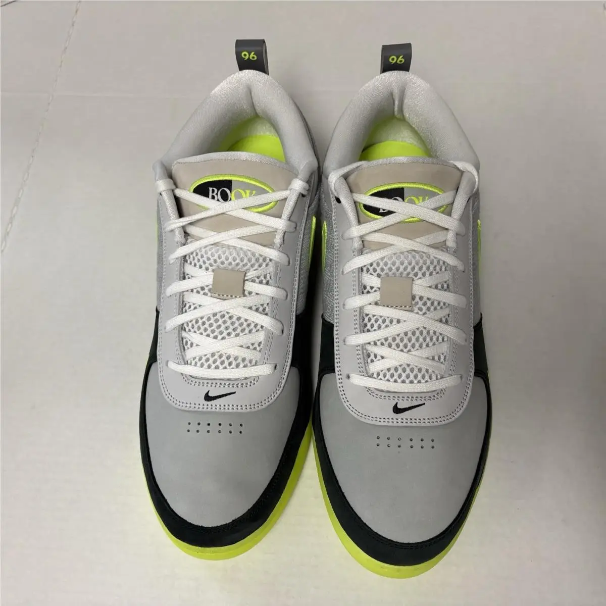 Nike shoes - Nike Book 1 95 - Book - HJ4388-001 - Lt Smoke Grey/Volt-Black (UPC: 198487641004) 1