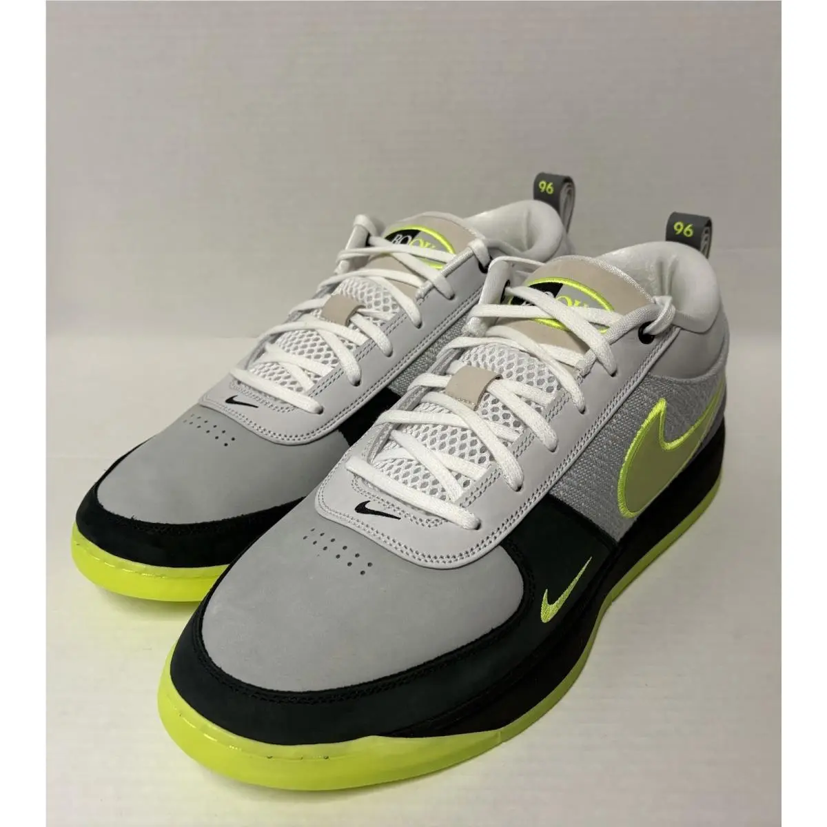 Nike shoes - Nike Book 1 95 - Book - HJ4388-001 - Lt Smoke Grey/Volt-Black (UPC: 198487641004) 2