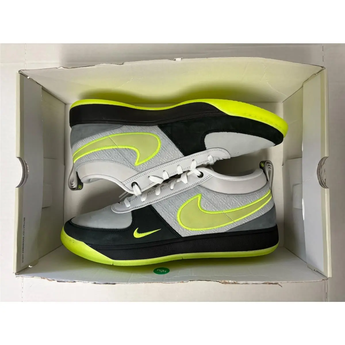 Nike shoes - Nike Book 1 95 - Book - HJ4388-001 - Lt Smoke Grey/Volt-Black (UPC: 198487641004) 6