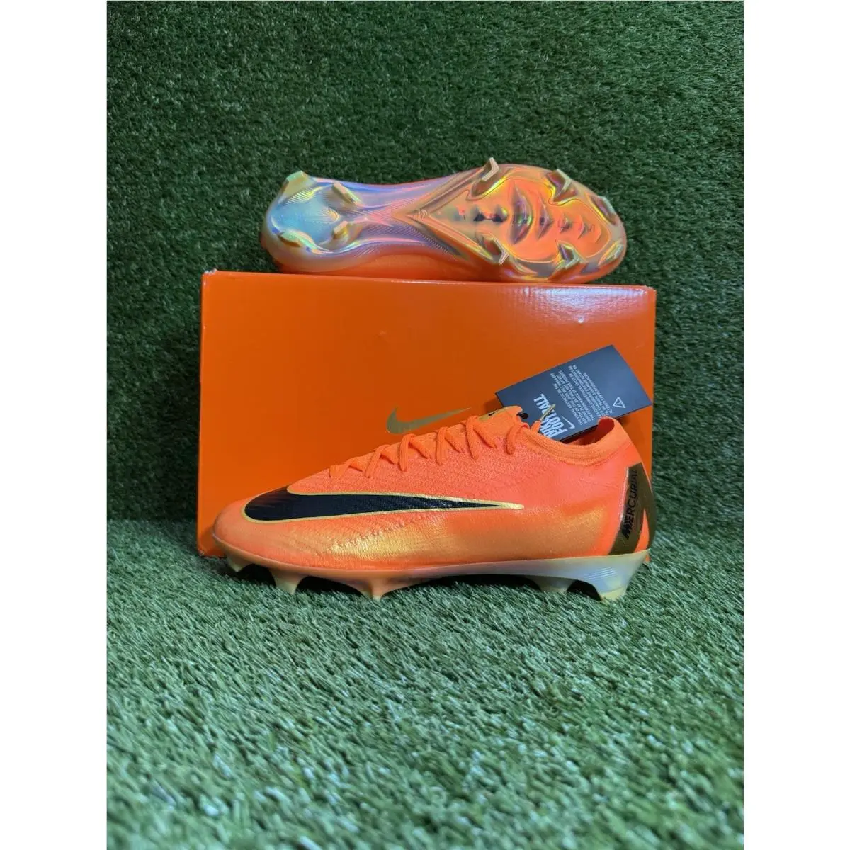 Nike Mercurial Vapor 16 Elite FG SE `déjà Vu` Total Orange U.s. Men’s Size 10.5
