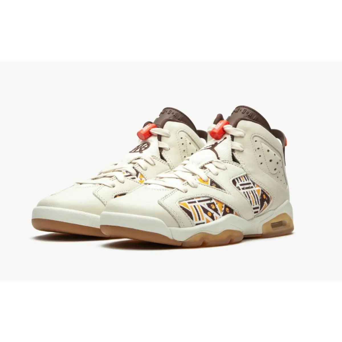 Nike Air Jordan 6 Retro Q54 GS Sail/brown-orange CZ6506 100 US SZ 6Y