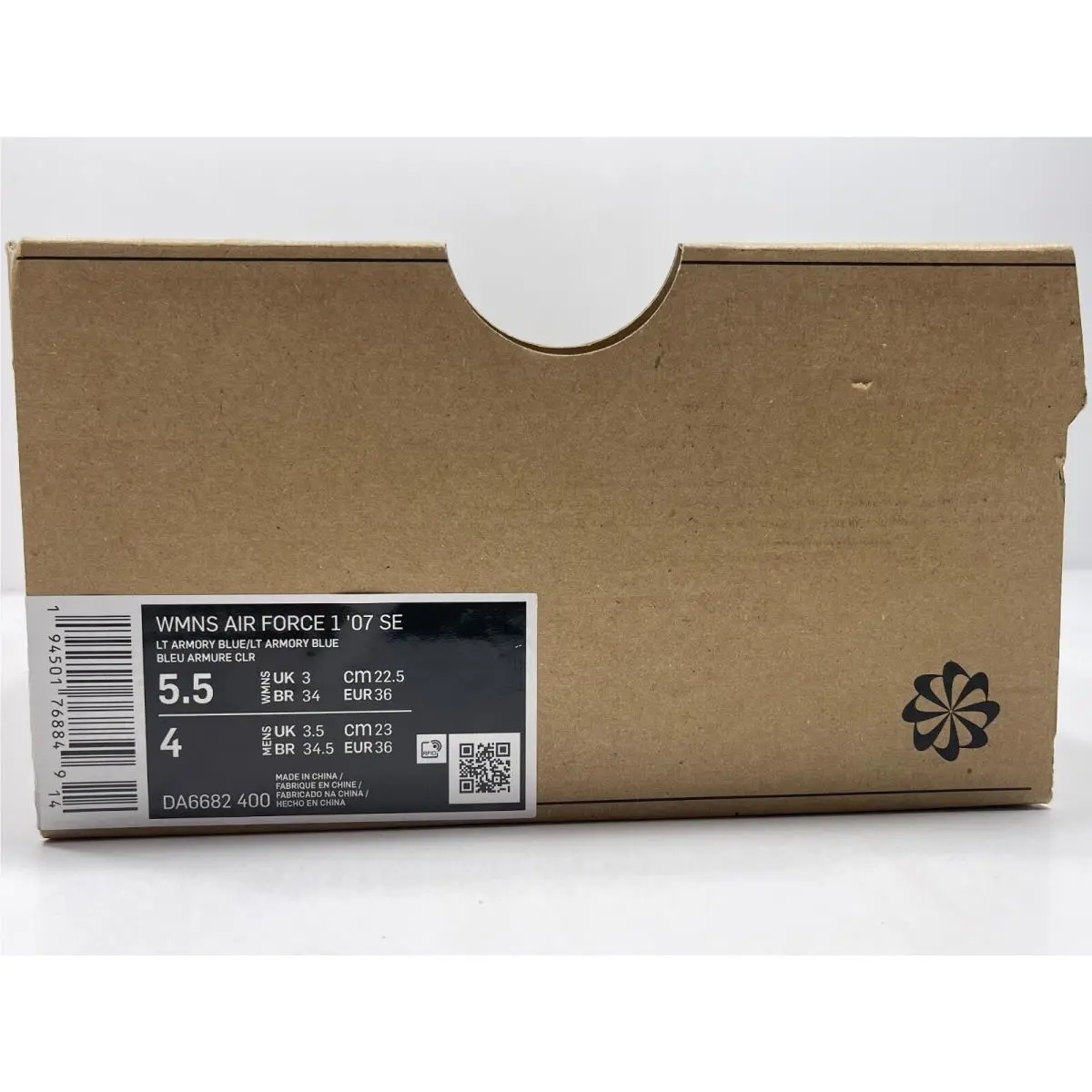 Nike shoes - ARE FORCE 1 - ARE FORCE - DA66882 400 - LIGHT ARMORY BLUE (UPC: 194501768849) 8