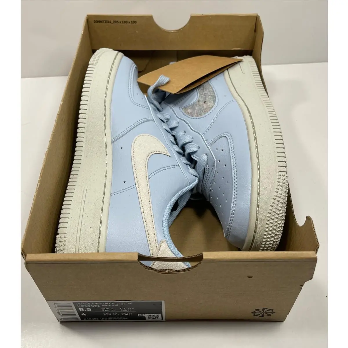 Nike shoes - ARE FORCE 1 - ARE FORCE - DA66882 400 - LIGHT ARMORY BLUE (UPC: 194501768849) 7