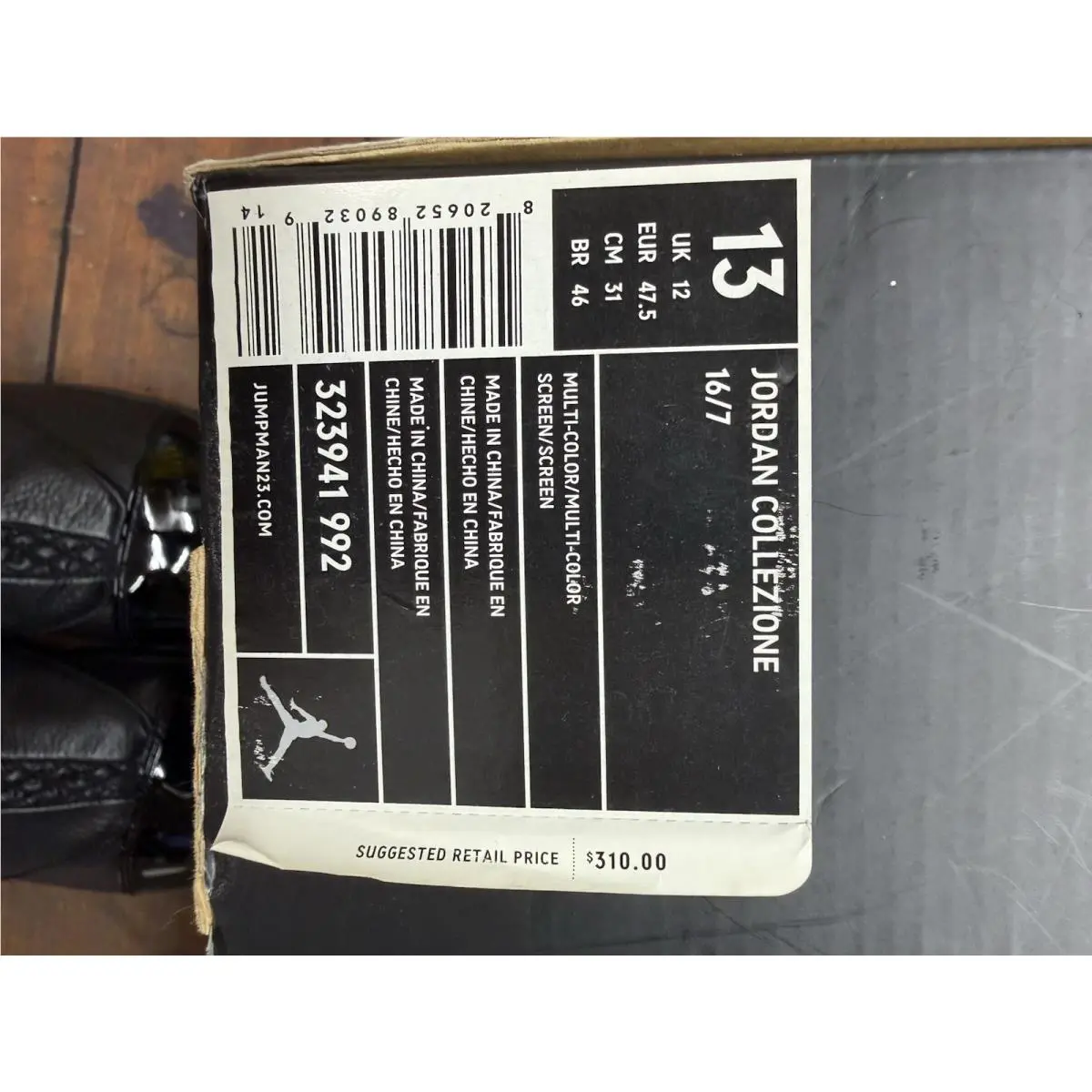 Nike shoes - Air Jordan 16 - Air - 322723-061 - Black 12